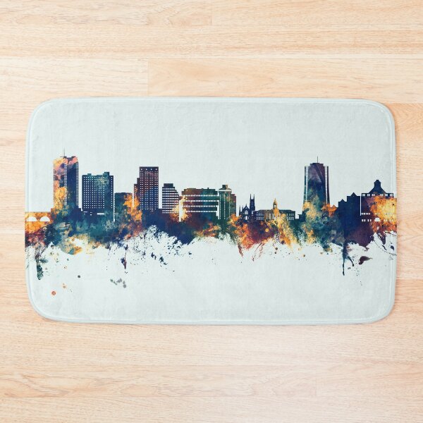 Item preview, Stamford Connecticut Skyline designed and sold by ArtPrints.