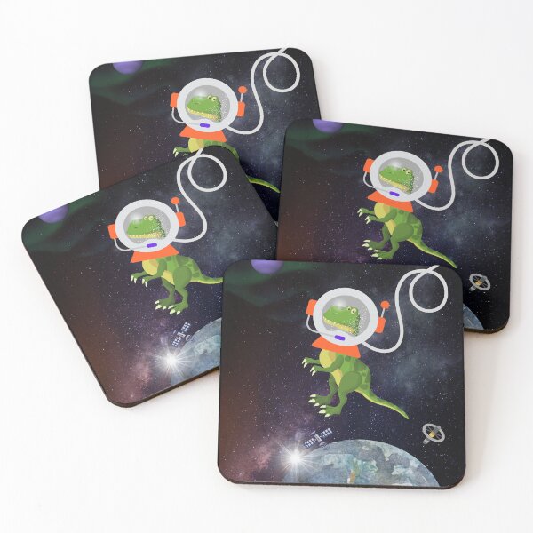 Item preview, Confused T-Rex in Space, The Astronaut Dinosaur designed and sold by Evolved-LovinIt.