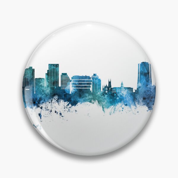 Item preview, Stamford Connecticut Skyline designed and sold by ArtPrints.