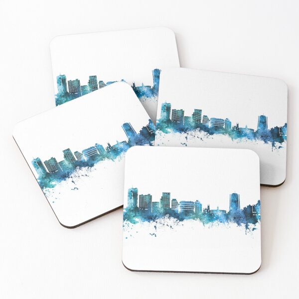 Item preview, Stamford Connecticut Skyline designed and sold by ArtPrints.