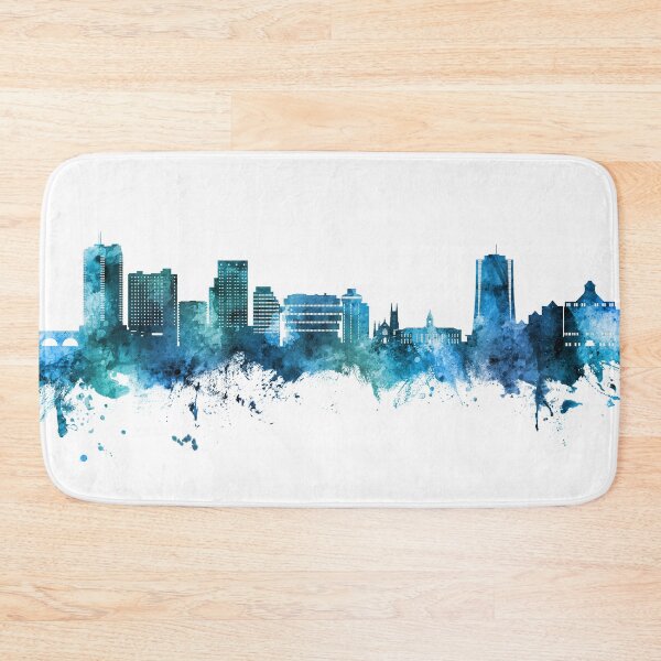 Item preview, Stamford Connecticut Skyline designed and sold by ArtPrints.