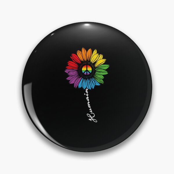 Item preview, HUMAN Sunflower LGBT Flag Gay Pride Month LGBTQ designed and sold by Theparticular.