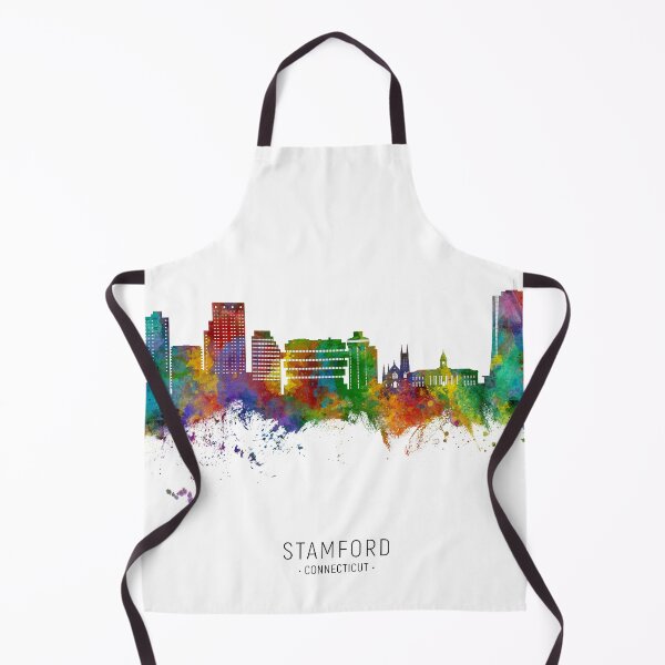 Item preview, Stamford Connecticut Skyline designed and sold by ArtPrints.