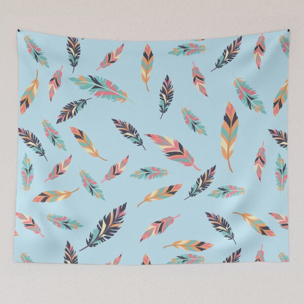 Item preview, Boho Feather Seamless Pattern designed and sold by samah82.