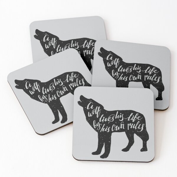 Item preview, Wolf Life | Animal Quotes | Own Rules designed and sold by CadDesignerr.
