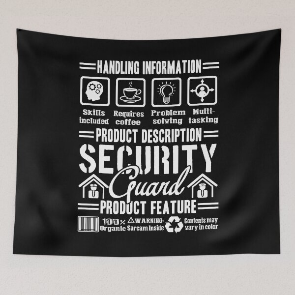 Item preview, Handling Information Product Description Security Guard designed and sold by UnknownArtistt.