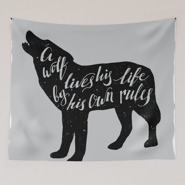 Item preview, Wolf Life | Animal Quotes | Own Rules designed and sold by CadDesignerr.