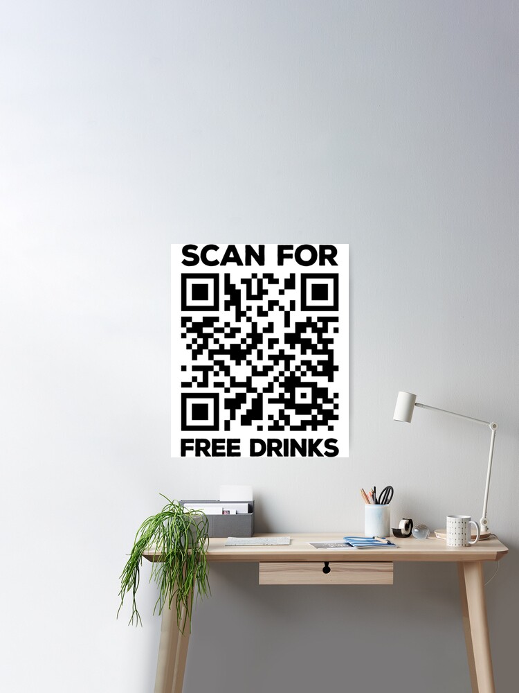 Rick Roll QR Code - Scan For Free Drinks