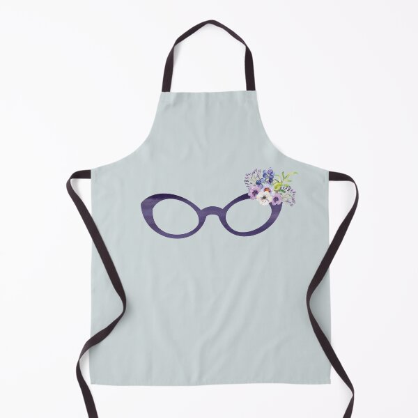 Artikelvorschau, Lila Brille mit einem Blumenstrauß entworfen und verkauft von Primroaddesigns.