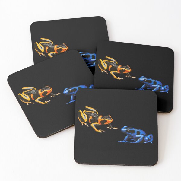 Item preview, Digital painting - Poison dart frogs designed and sold by AcaliSeisme.