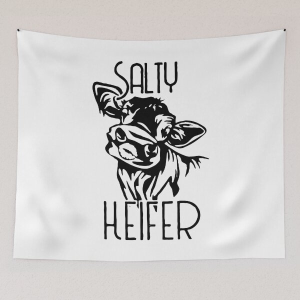 Item preview, Salty Heifer Tee Cow  designed and sold by TheHilltop.