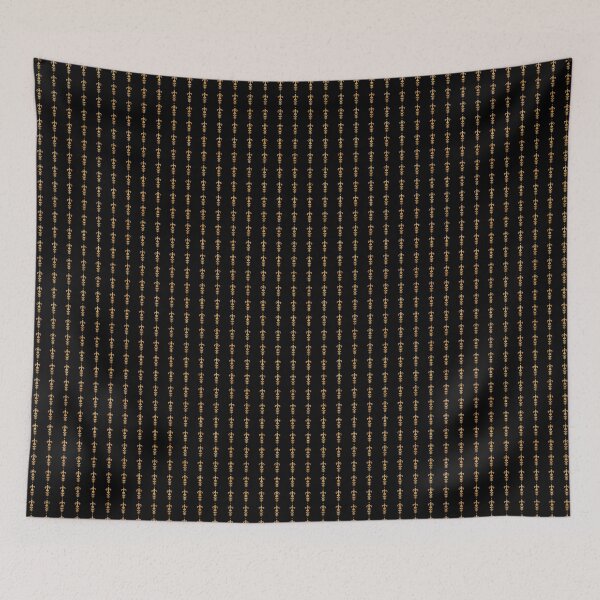 Item preview, Black and Gold Flower Pattern designed and sold by IllustrT.