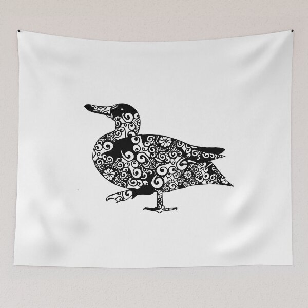 Item preview, Duck Bird Papercut Mandala Art designed and sold by hign.