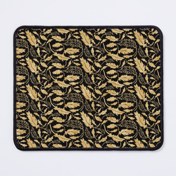Item preview, Gold and Black Feather Pattern designed and sold by IllustrT.