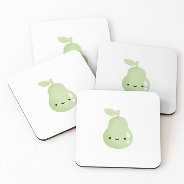 Item preview, happy little green pear designed and sold by blacksesameshop.