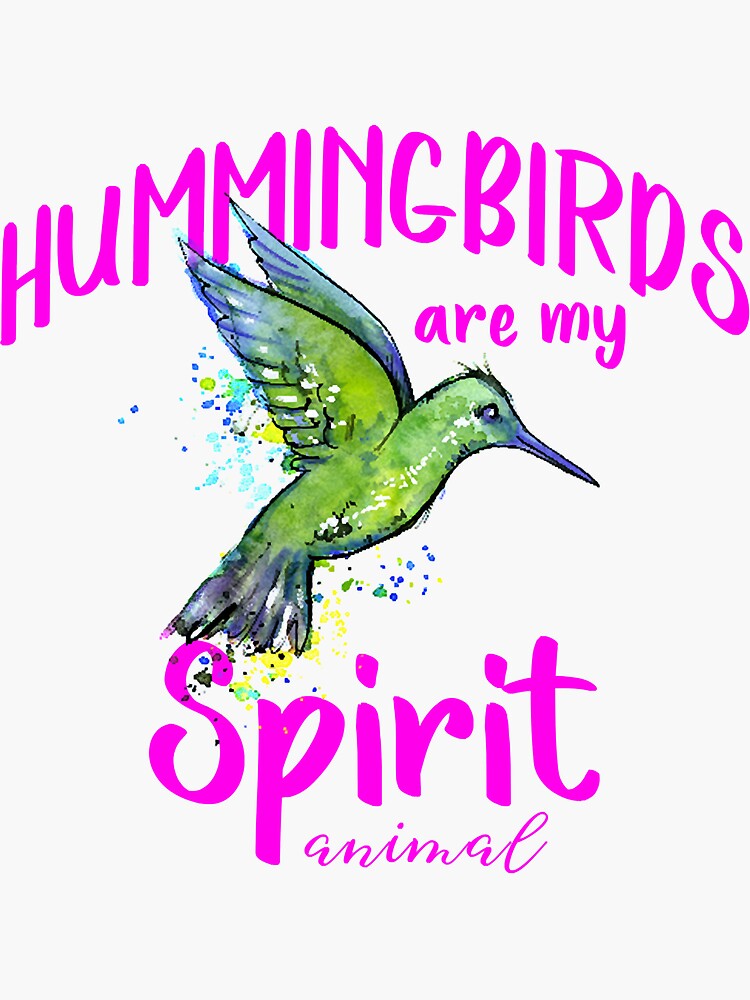  hummingbird tshirt - hummingbirds are my spirit animal