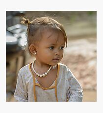 Village Girl 2 Photographic Print