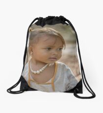 Village Girl 2 Drawstring Bag