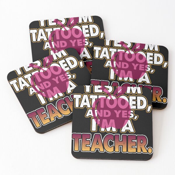 Item preview, Yes I'm Tattooed And I'm A Teacher designed and sold by UnknownArtistt.