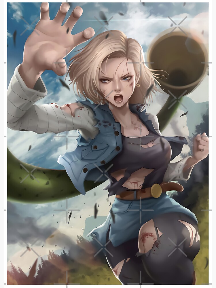 Android 18 Dragon Ball Japanese Poster for Sale by Allenfawnpal