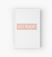 Just Peachy Hardcover Journal