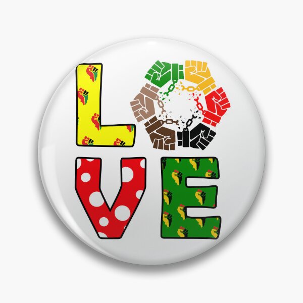 Item preview, Juneteenth 1865 Love Breaking Chains Proud Black African American History Month designed and sold by tjred01.