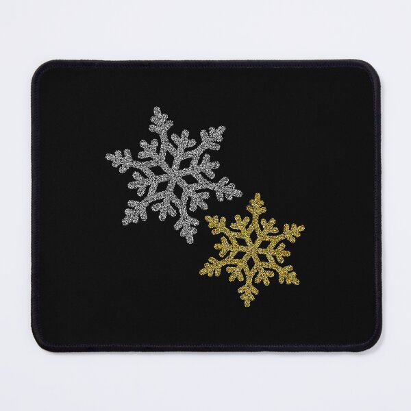 Item preview, Sparkly Gold/Silver Snowflake Pattern designed and sold by PawsitiveMum.