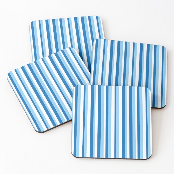 Item preview, Rayas verticales azules y blancas designed and sold by adeleqo.