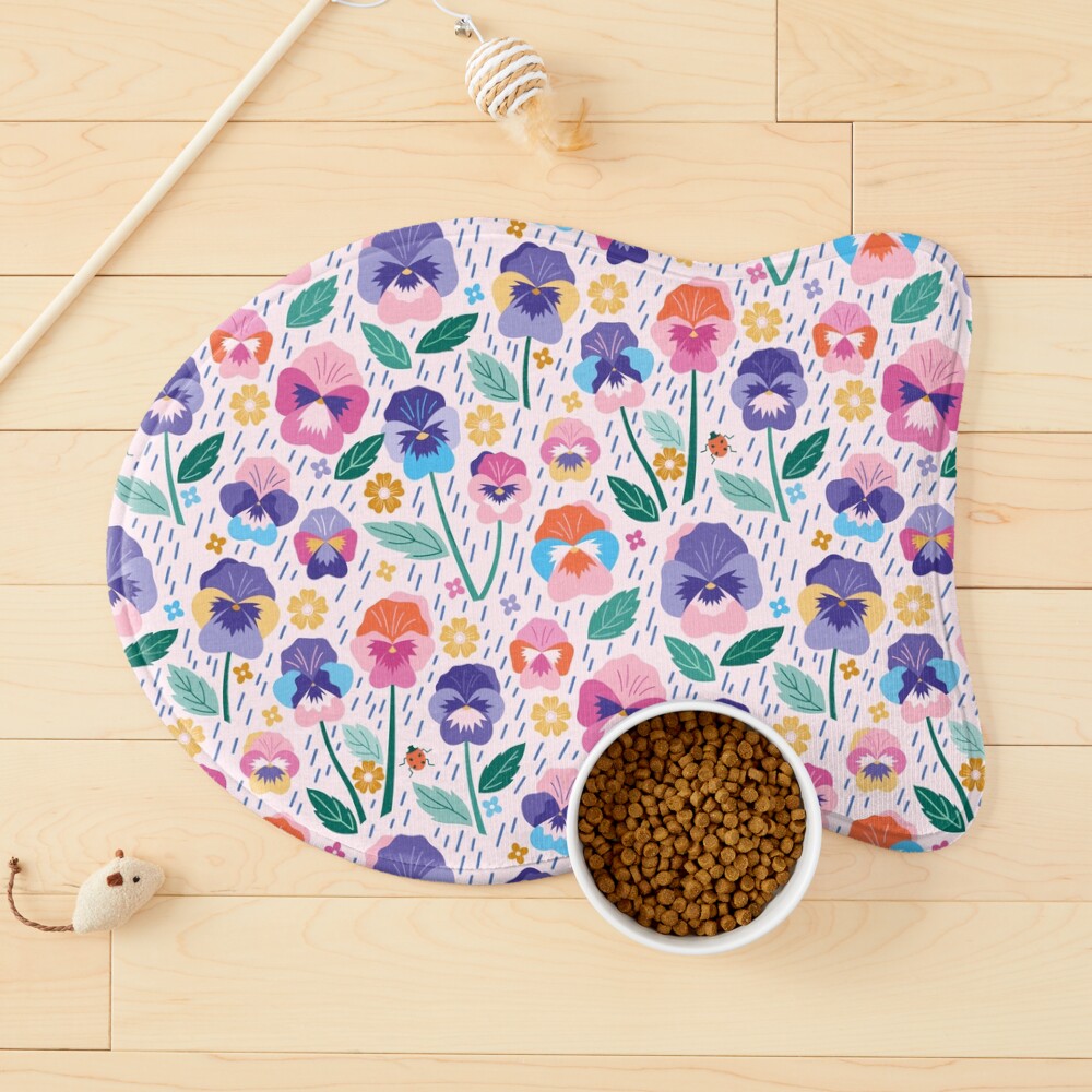 Pansy Patch Pet Mat