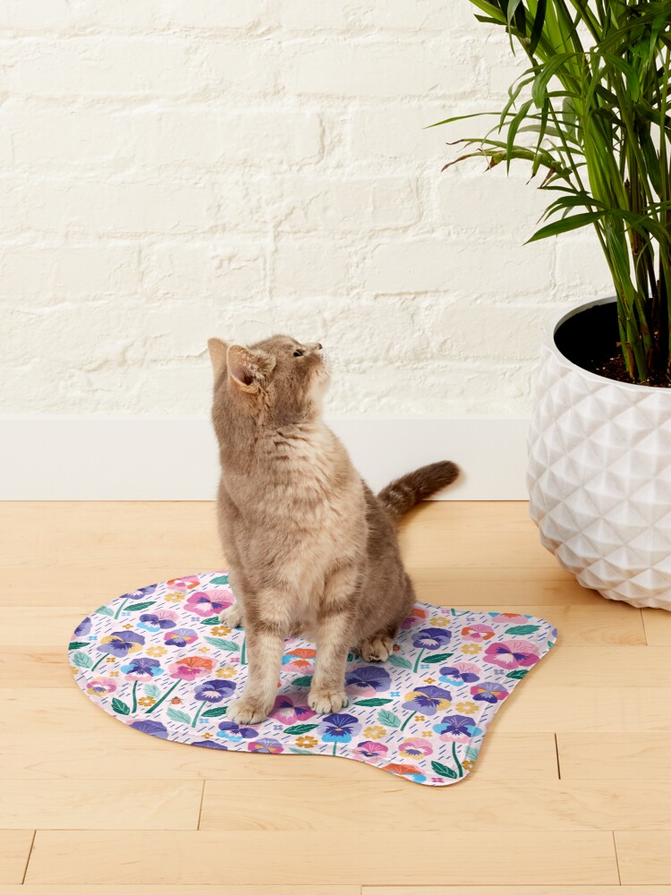Alternate view of Pansy Patch Pet Mat