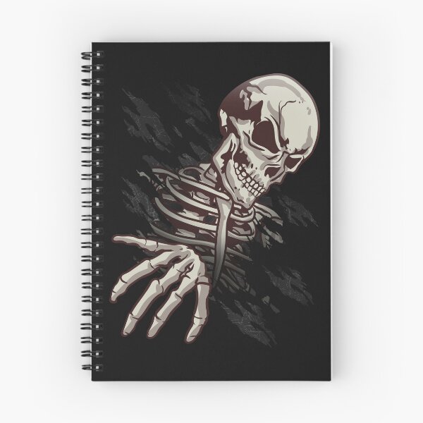 Item preview, Funny skeleton hand and skull skeleton inside me designed and sold by Click-Like.