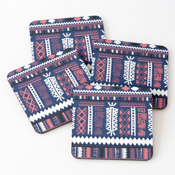 Item preview, Tribal Design spiritual - A design in orange, blue and white designed and sold by velisani.