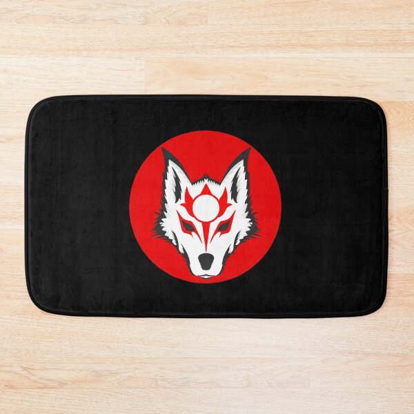 Item preview, Okami Wolf Red Sun Japanese Anime Spirit designed and sold by BakaOutfit.