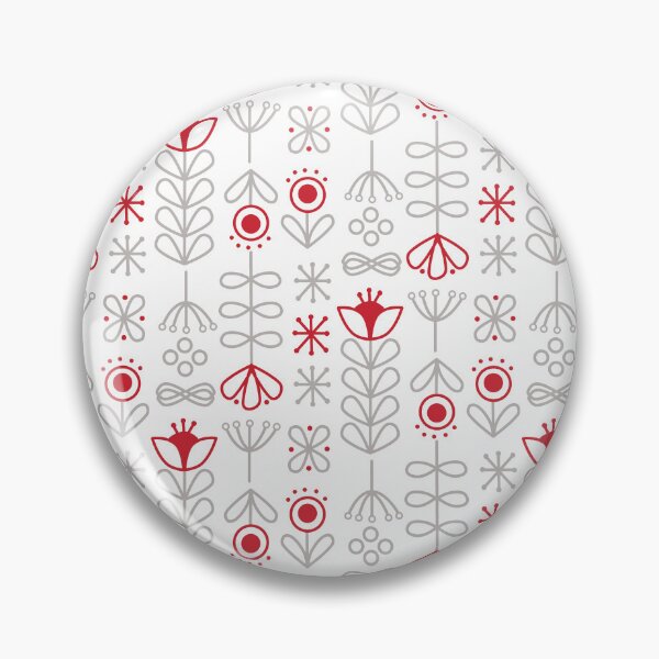 Item preview, Folk Floral Pattern designed and sold by KathrinLegg.