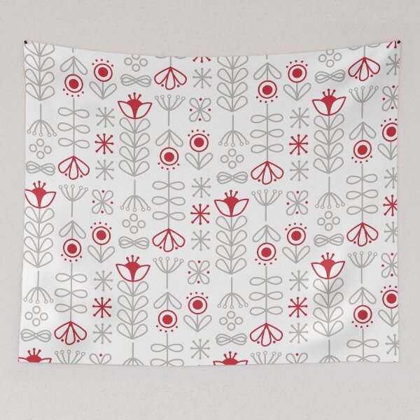 Item preview, Folk Floral Pattern designed and sold by KathrinLegg.
