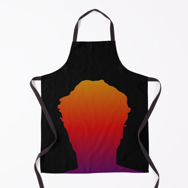 Item preview, Teachurb Messy Hair Colorful Silhouette Gamer Brand Streamer designed and sold by TeachUrb.