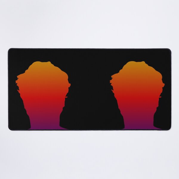 Item preview, Teachurb Messy Hair Colorful Silhouette Gamer Brand Streamer designed and sold by TeachUrb.