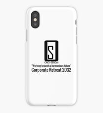 Ono-Sendai Corporate Retreat 2032 - Dark iPhone Case