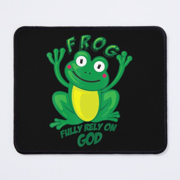 Item preview, Frog Fully Rely On God Cool Religious Gift designed and sold by Kearney Pridgen.
