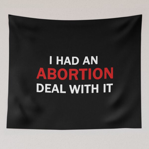 Item preview, I had an abortion, deal with it designed and sold by ValentinaHramov.