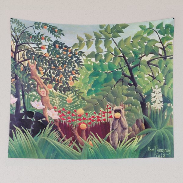 Item preview, Henri Rousseau's famous painting of Exotic Landscape 1910 designed and sold by fivo.