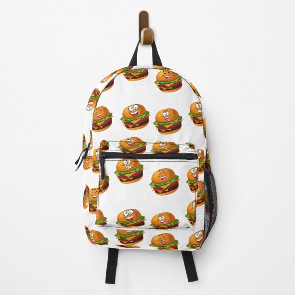 Item preview, funny burger face sticker bundle designed and sold by selfesteeem.