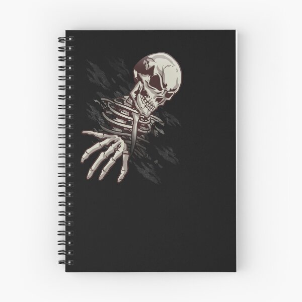 Item preview, Funny skeleton hand and skull skeleton inside me on back designed and sold by Click-Like.