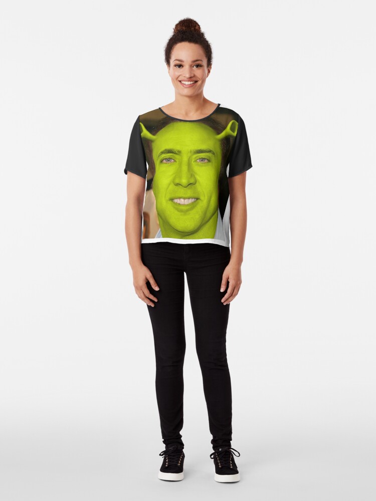 Camiseta «Nicolas Cage / Shrek» de Lutubert | Redbubble