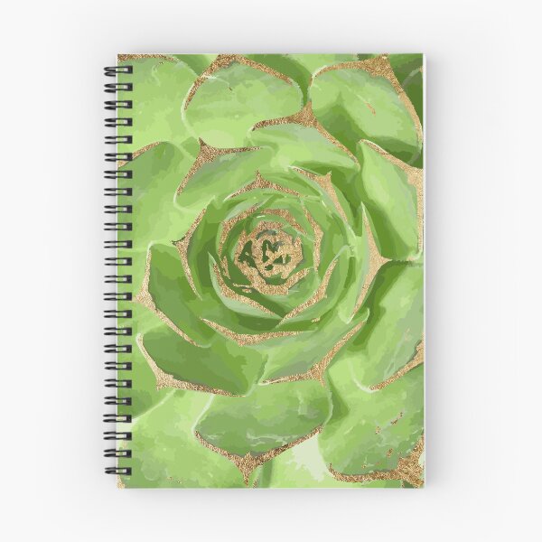 Item preview, Cactus Green Succulent with Faux Gold Tips designed and sold by Blkstrawberry.