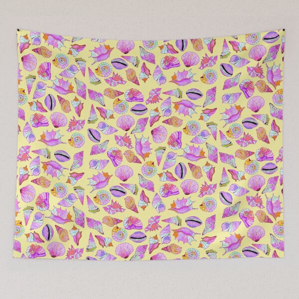 Item preview, Summer Seashells in Girly Neon Colors Pattern designed and sold by Blkstrawberry.