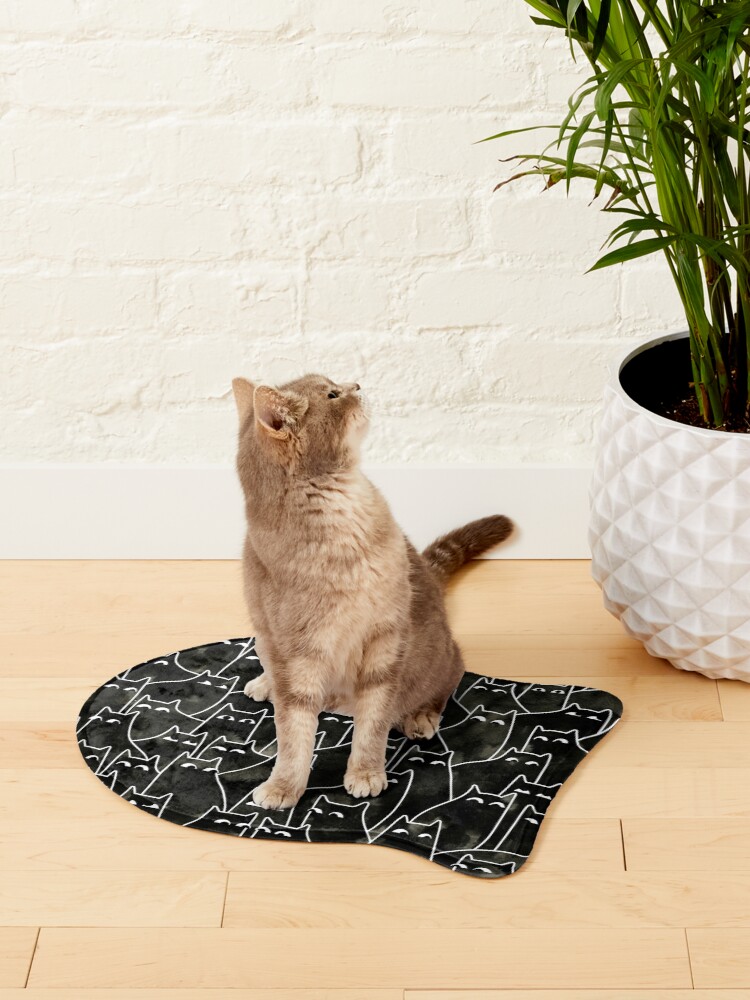 Alternate view of Suspicious Cats Pet Mat