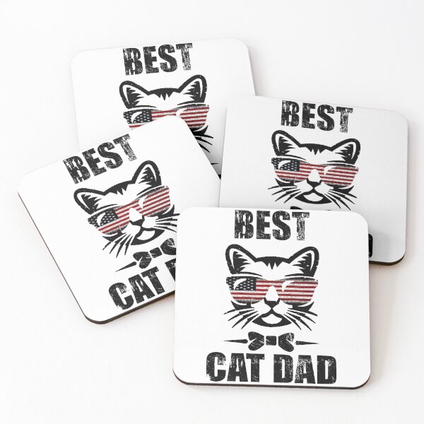 Item preview, best cat dad ever designed and sold by Toonify4U.