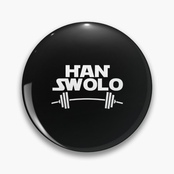 Item preview, Han Swolo Gym Weightlifting Funny designed and sold by Kearney Pridgen.