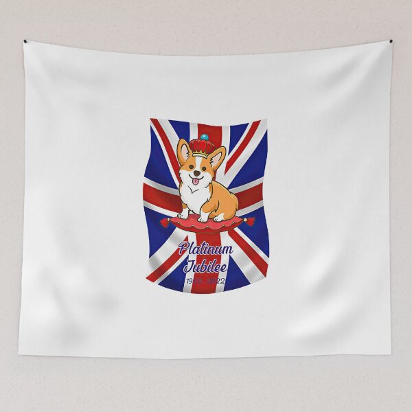 Item preview, Platinum Jubilee 2022 Corgi Cute designed and sold by BernigCo9.